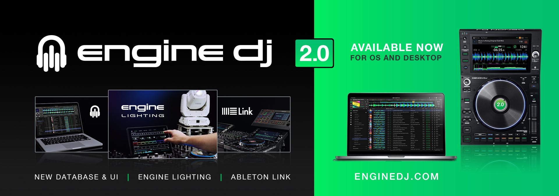 Engine DJ 2.0 Announcement Social Image