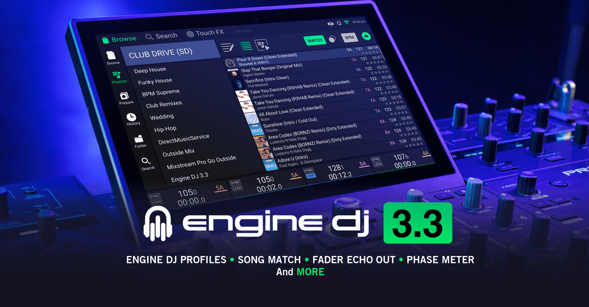 Engine DJ v3.0.0 Now Available - Drop Sampler, Engine Remote Library ...